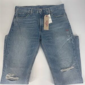 LEVI'S 511 SLIM FIT DESTRUCTION JEANS MENS SIZE 36X32 ZIP FLY NEW WITH TAGS